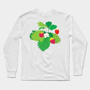 Wild Strawberries Long Sleeve T-Shirt